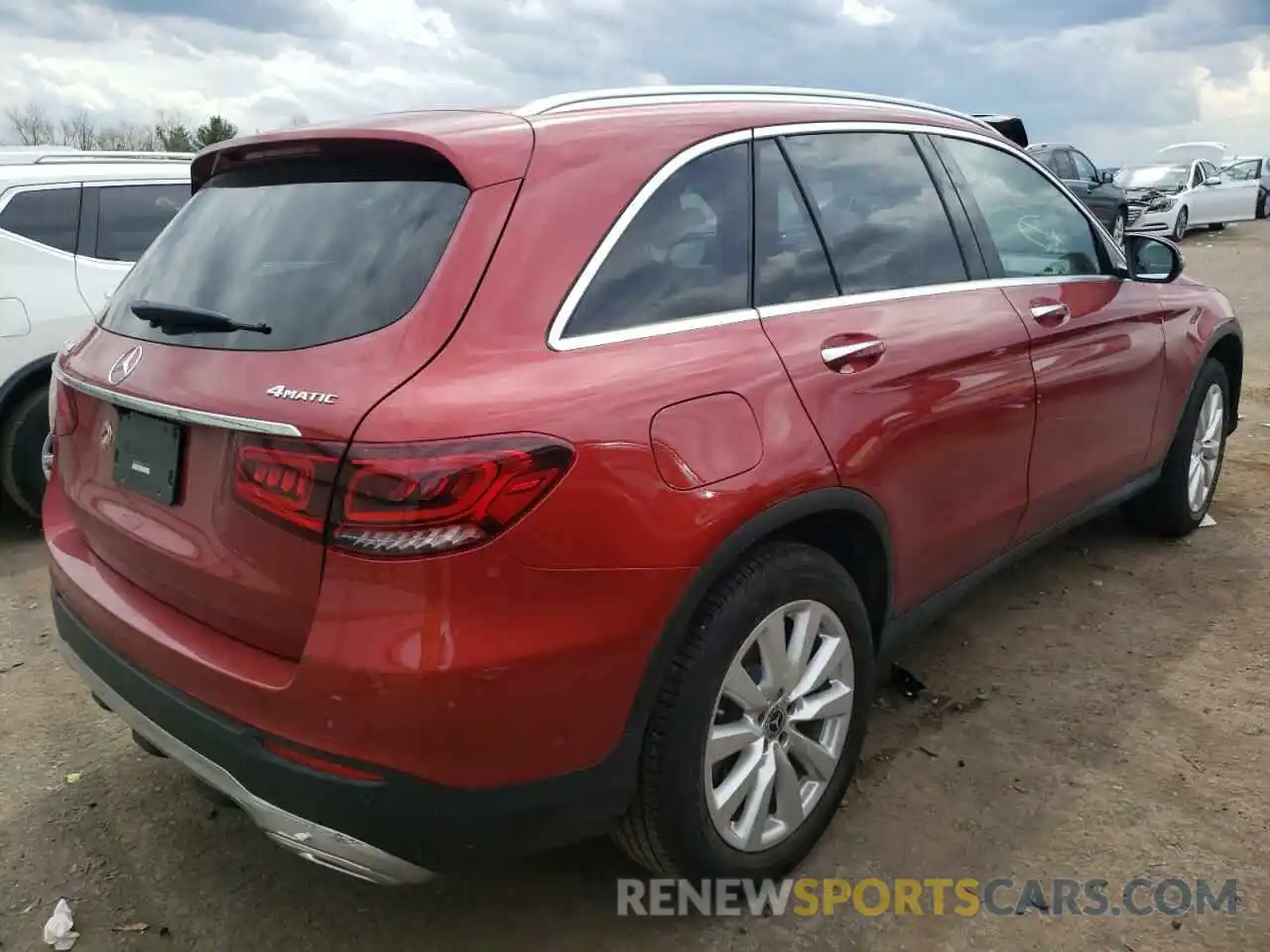 4 Photograph of a damaged car W1N0G8EB3MF886699 MERCEDES-BENZ GLC-CLASS 2021