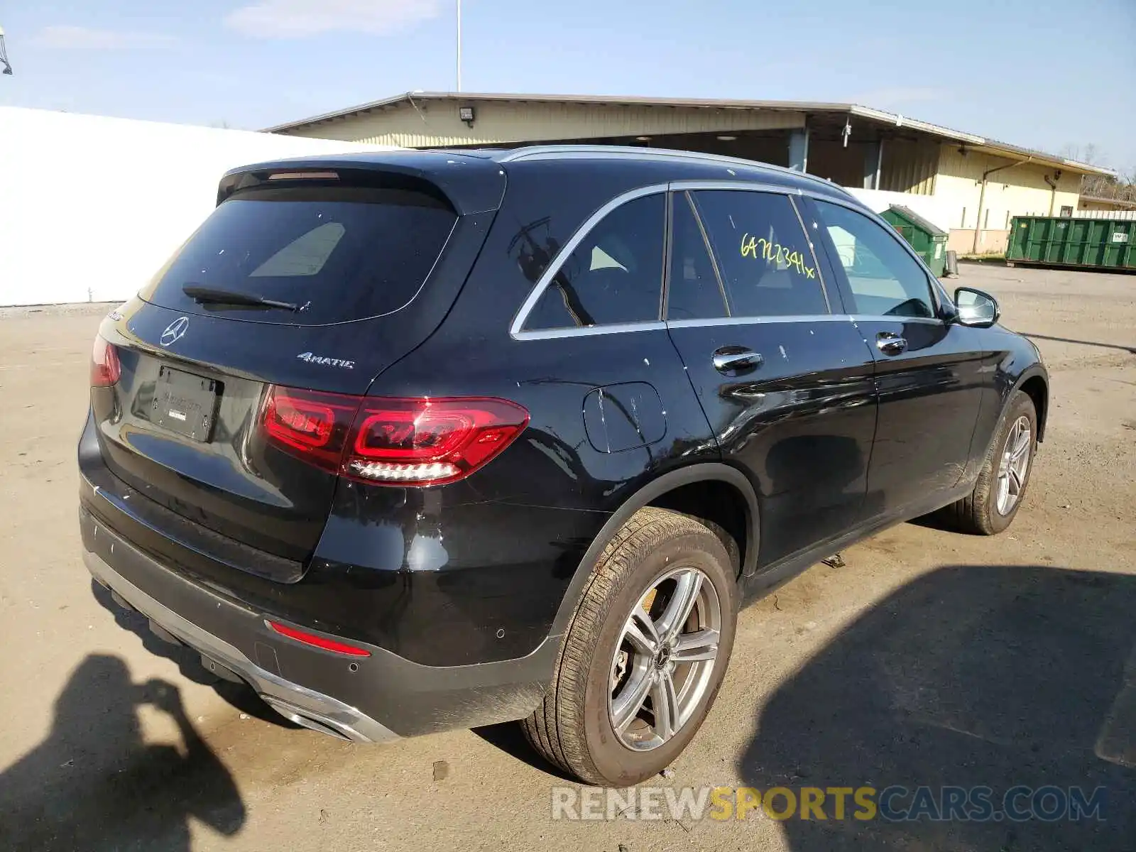 4 Photograph of a damaged car W1N0G8EB3MF888582 MERCEDES-BENZ GLC-CLASS 2021