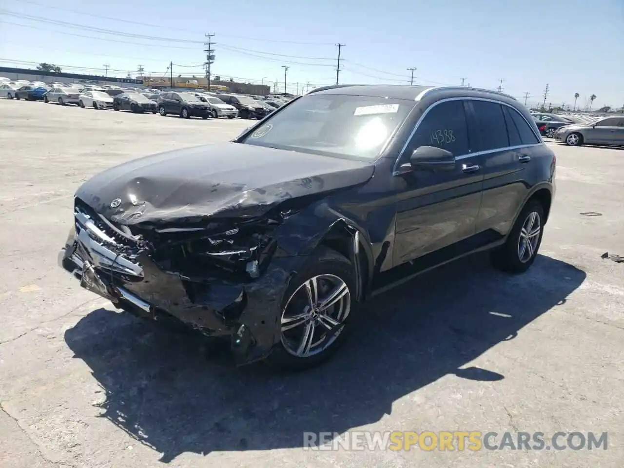 2 Photograph of a damaged car W1N0G8EB3MF889246 MERCEDES-BENZ GLC-CLASS 2021