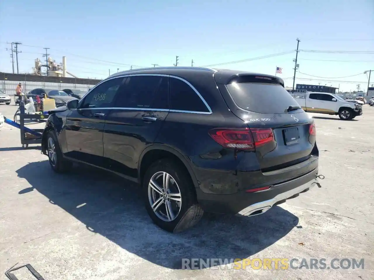 3 Photograph of a damaged car W1N0G8EB3MF889246 MERCEDES-BENZ GLC-CLASS 2021