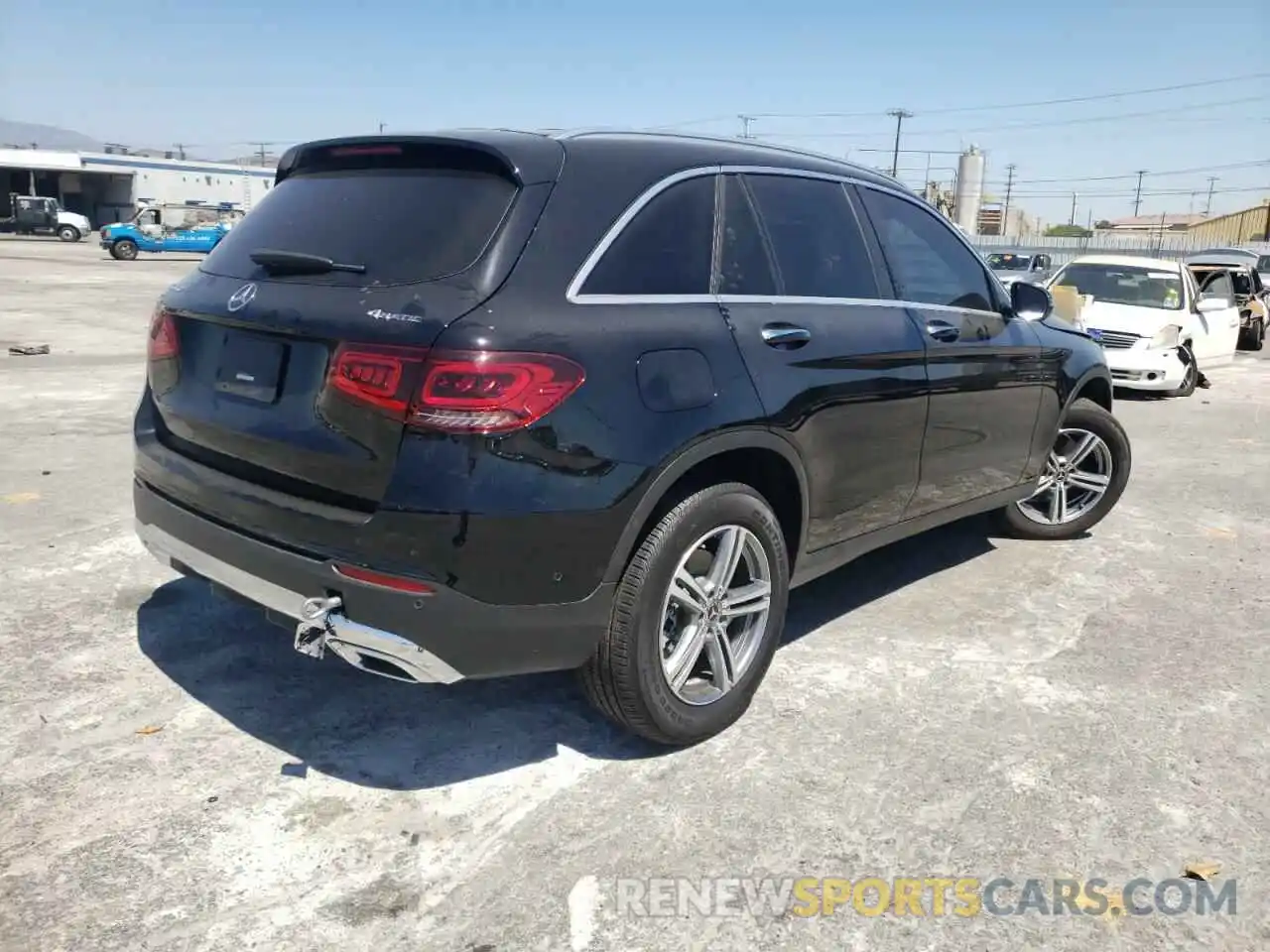 4 Photograph of a damaged car W1N0G8EB3MF889246 MERCEDES-BENZ GLC-CLASS 2021