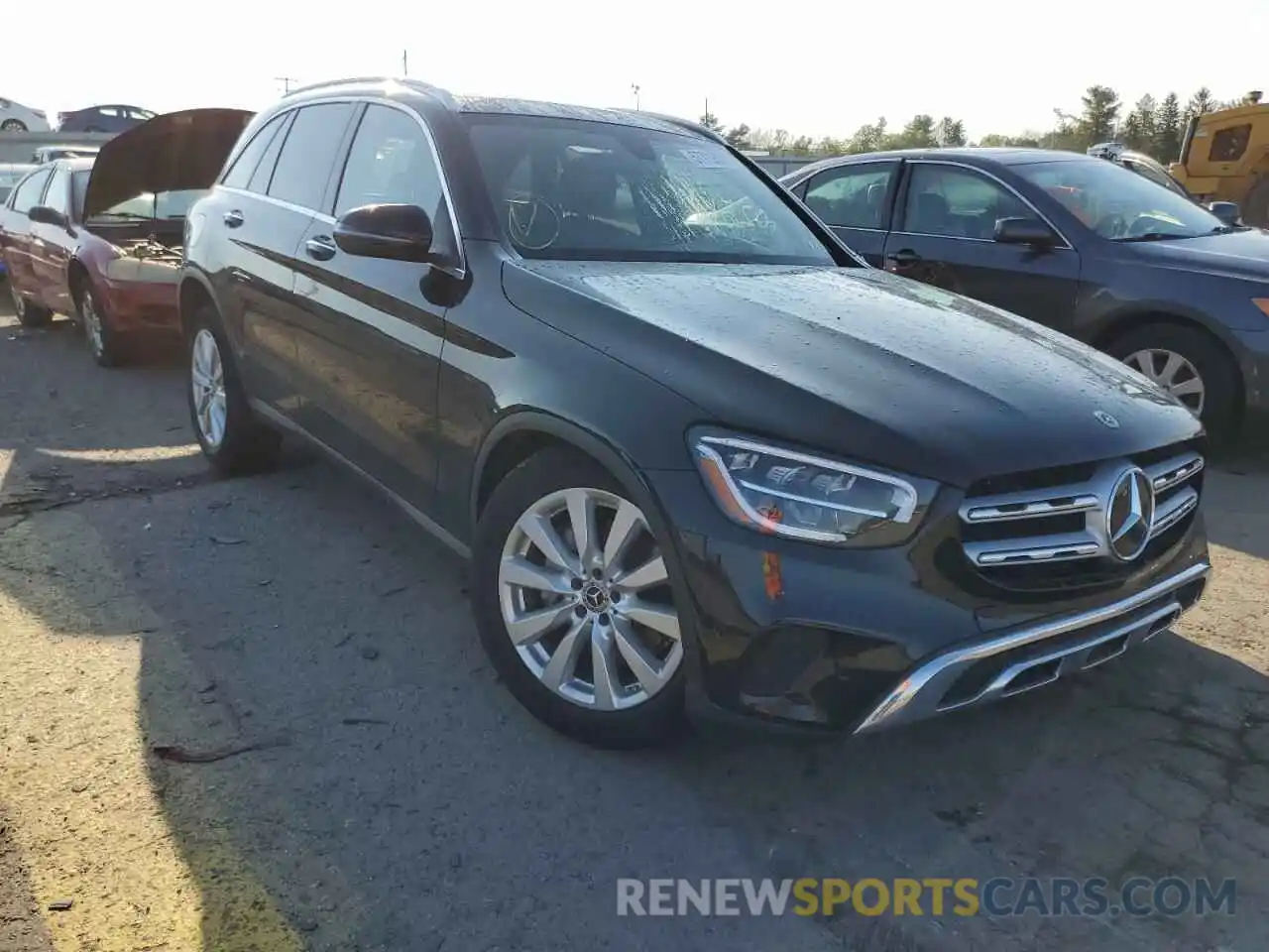 1 Photograph of a damaged car W1N0G8EB3MF933195 MERCEDES-BENZ GLC-CLASS 2021