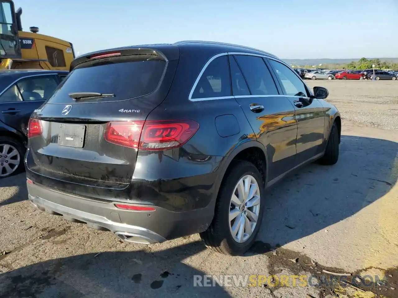 4 Photograph of a damaged car W1N0G8EB3MF933195 MERCEDES-BENZ GLC-CLASS 2021