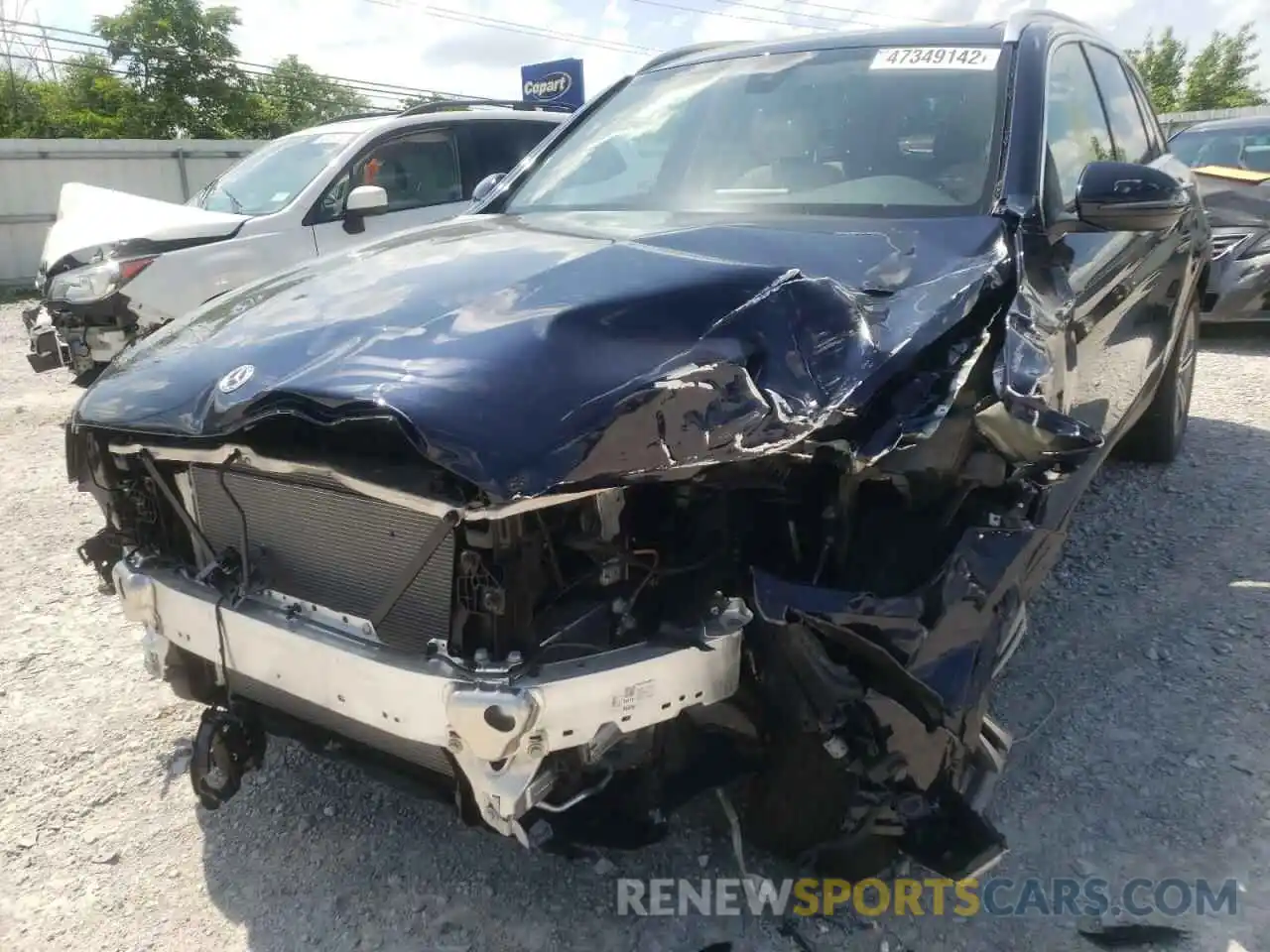 9 Photograph of a damaged car W1N0G8EB3MF976032 MERCEDES-BENZ GLC-CLASS 2021