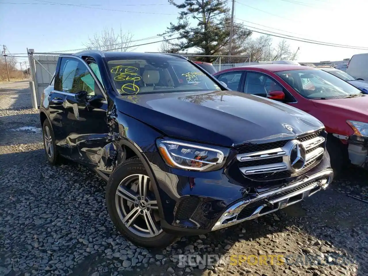 9 Photograph of a damaged car W1N0G8EB3MF985443 MERCEDES-BENZ GLC-CLASS 2021