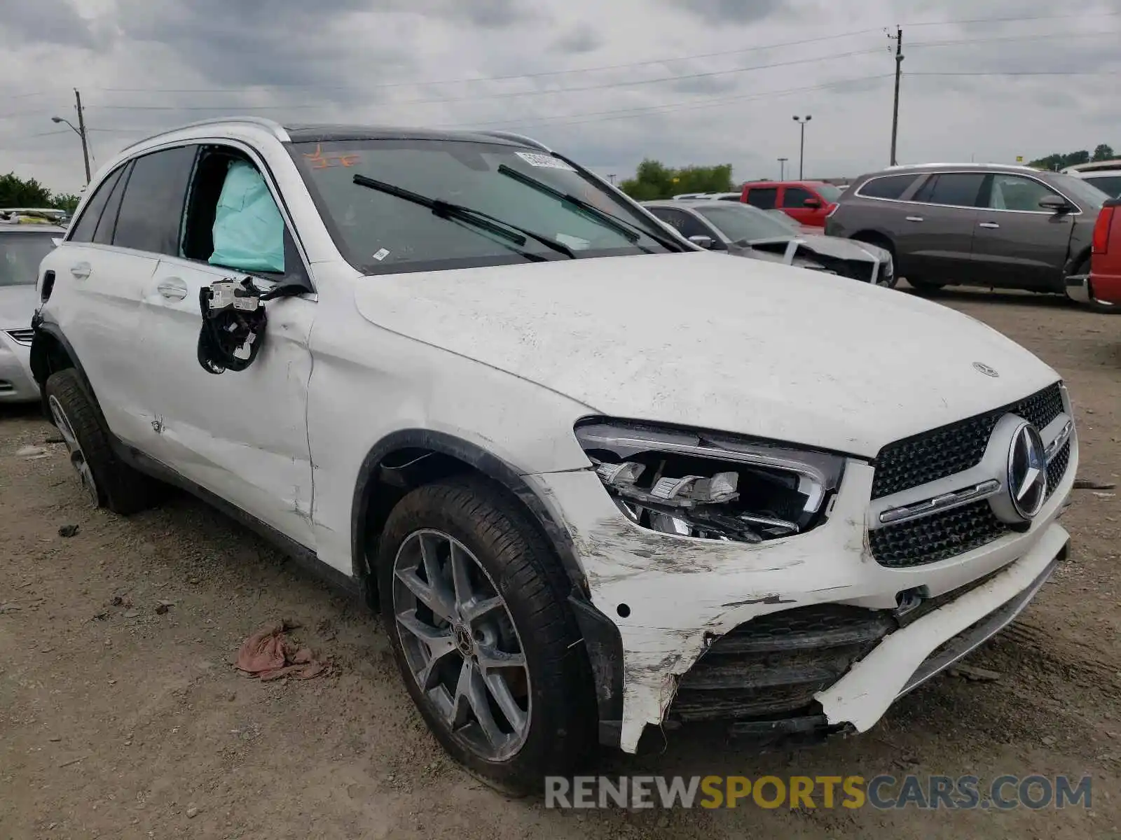 1 Photograph of a damaged car W1N0G8EB3MV280972 MERCEDES-BENZ GLC-CLASS 2021