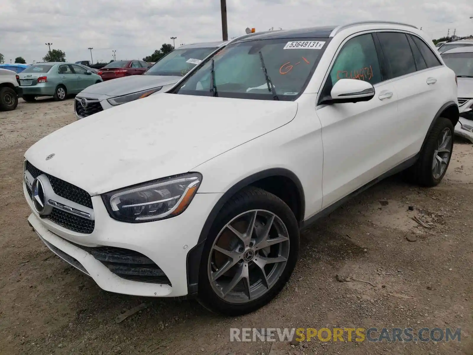 2 Photograph of a damaged car W1N0G8EB3MV280972 MERCEDES-BENZ GLC-CLASS 2021