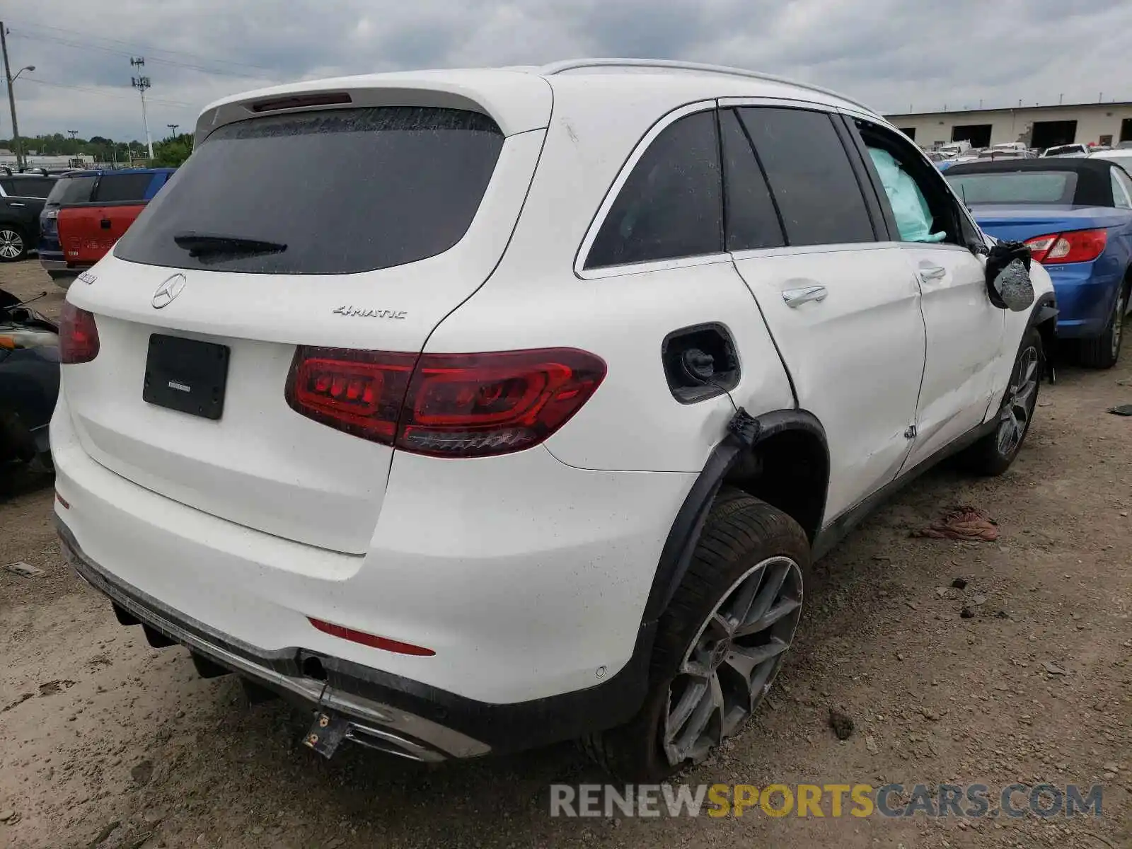 4 Photograph of a damaged car W1N0G8EB3MV280972 MERCEDES-BENZ GLC-CLASS 2021