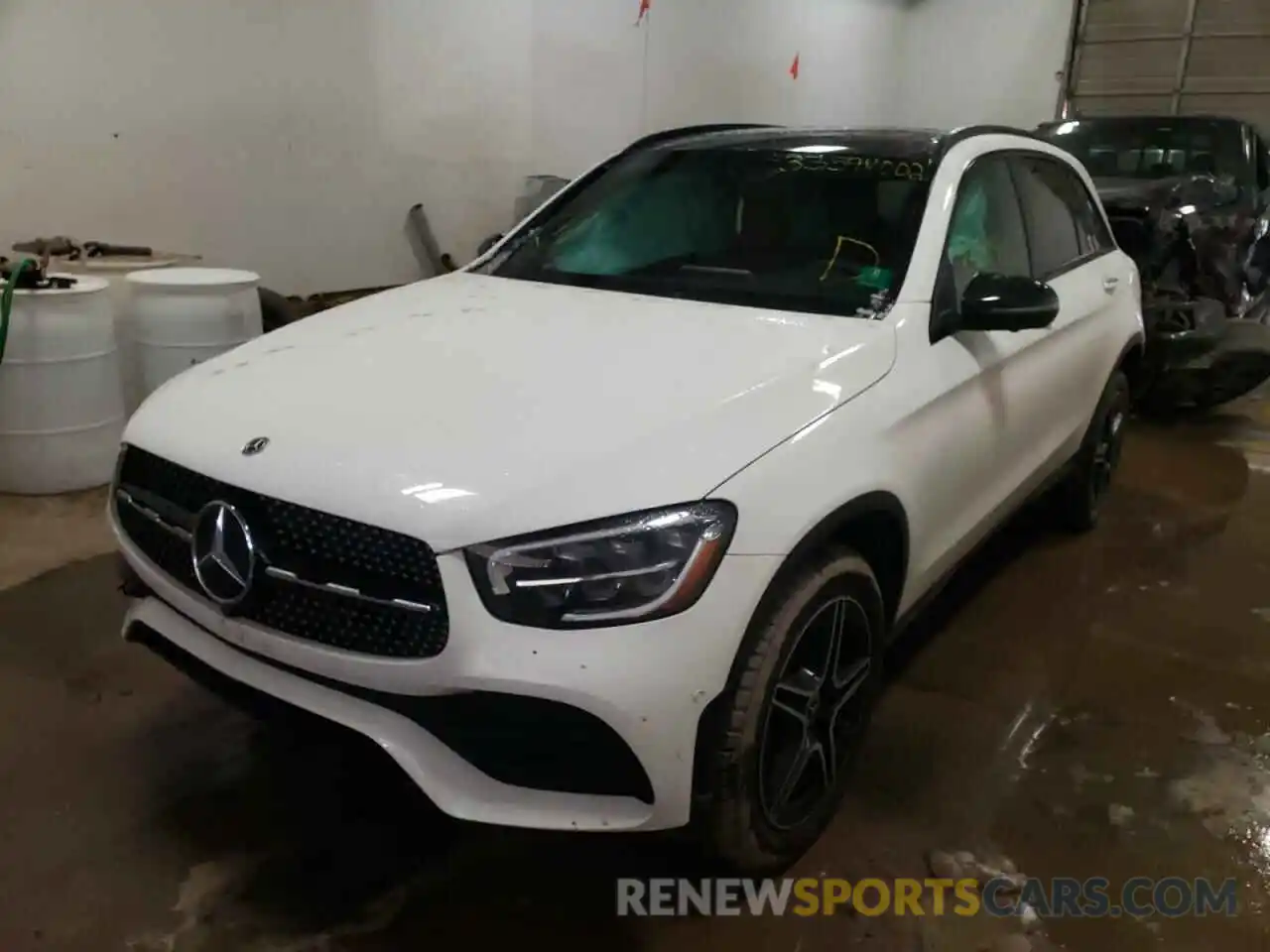 2 Photograph of a damaged car W1N0G8EB3MV283161 MERCEDES-BENZ GLC-CLASS 2021