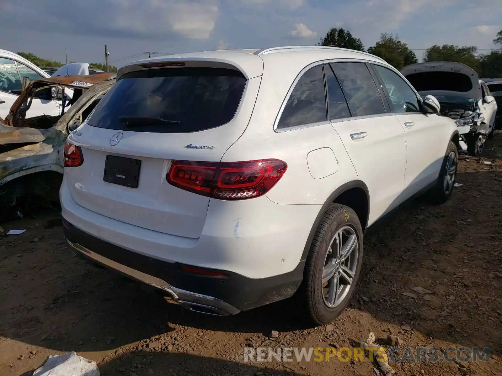 4 Photograph of a damaged car W1N0G8EB3MV296203 MERCEDES-BENZ GLC-CLASS 2021