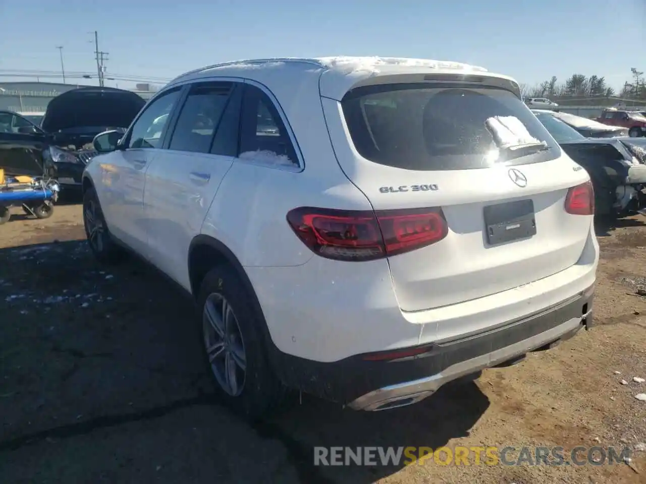 3 Photograph of a damaged car W1N0G8EB3MV307815 MERCEDES-BENZ GLC-CLASS 2021