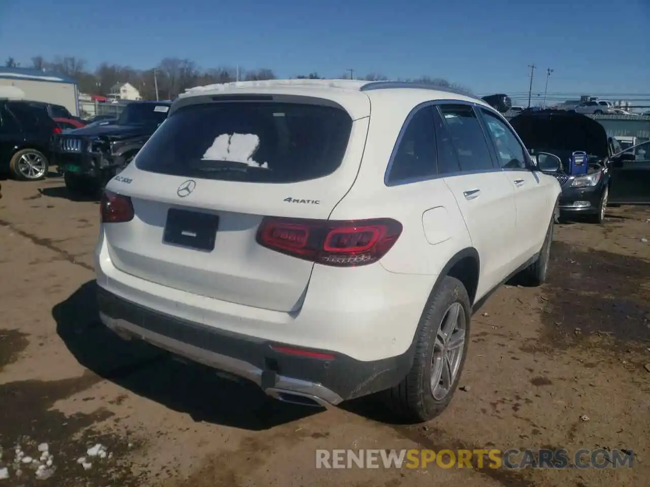 4 Photograph of a damaged car W1N0G8EB3MV307815 MERCEDES-BENZ GLC-CLASS 2021