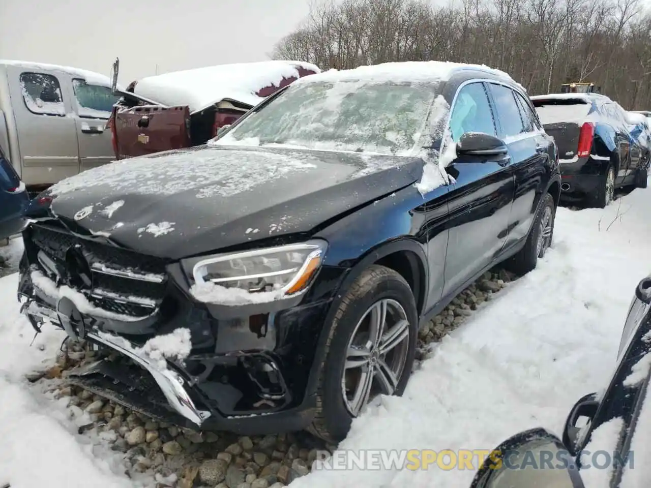 2 Photograph of a damaged car W1N0G8EB3MV312710 MERCEDES-BENZ GLC-CLASS 2021