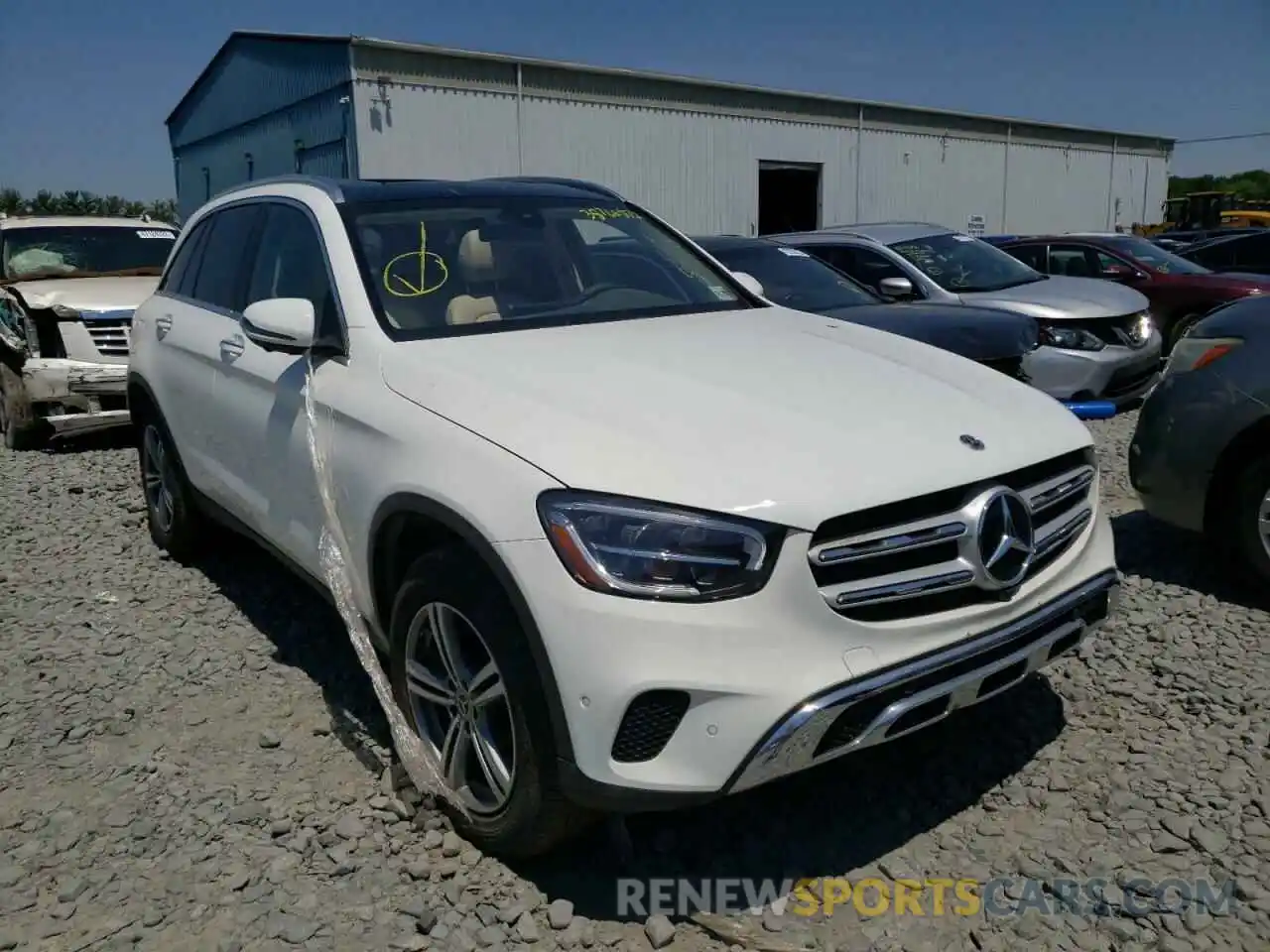 1 Photograph of a damaged car W1N0G8EB4MF882905 MERCEDES-BENZ GLC-CLASS 2021