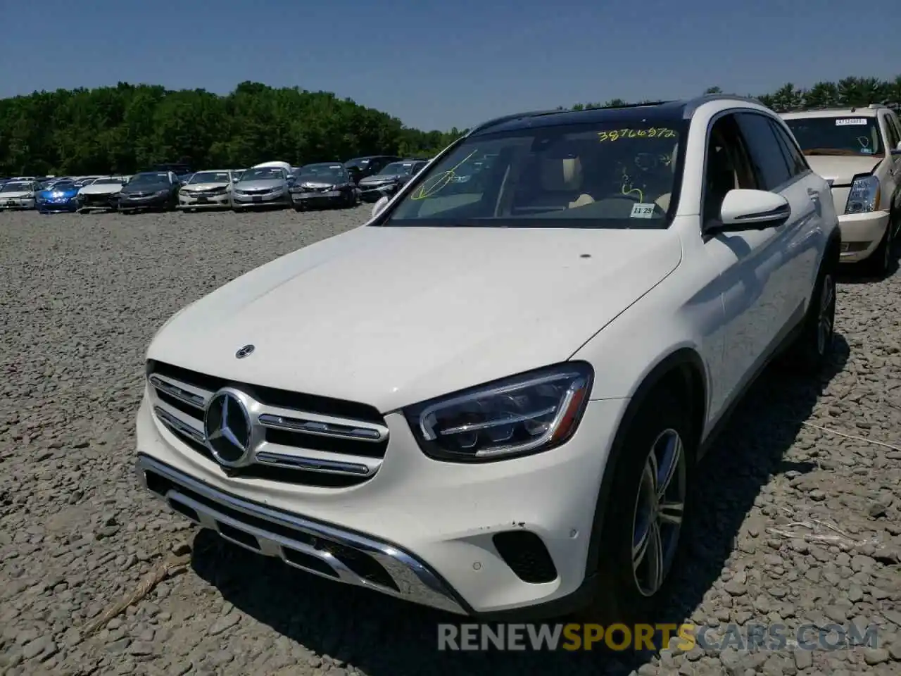 2 Photograph of a damaged car W1N0G8EB4MF882905 MERCEDES-BENZ GLC-CLASS 2021