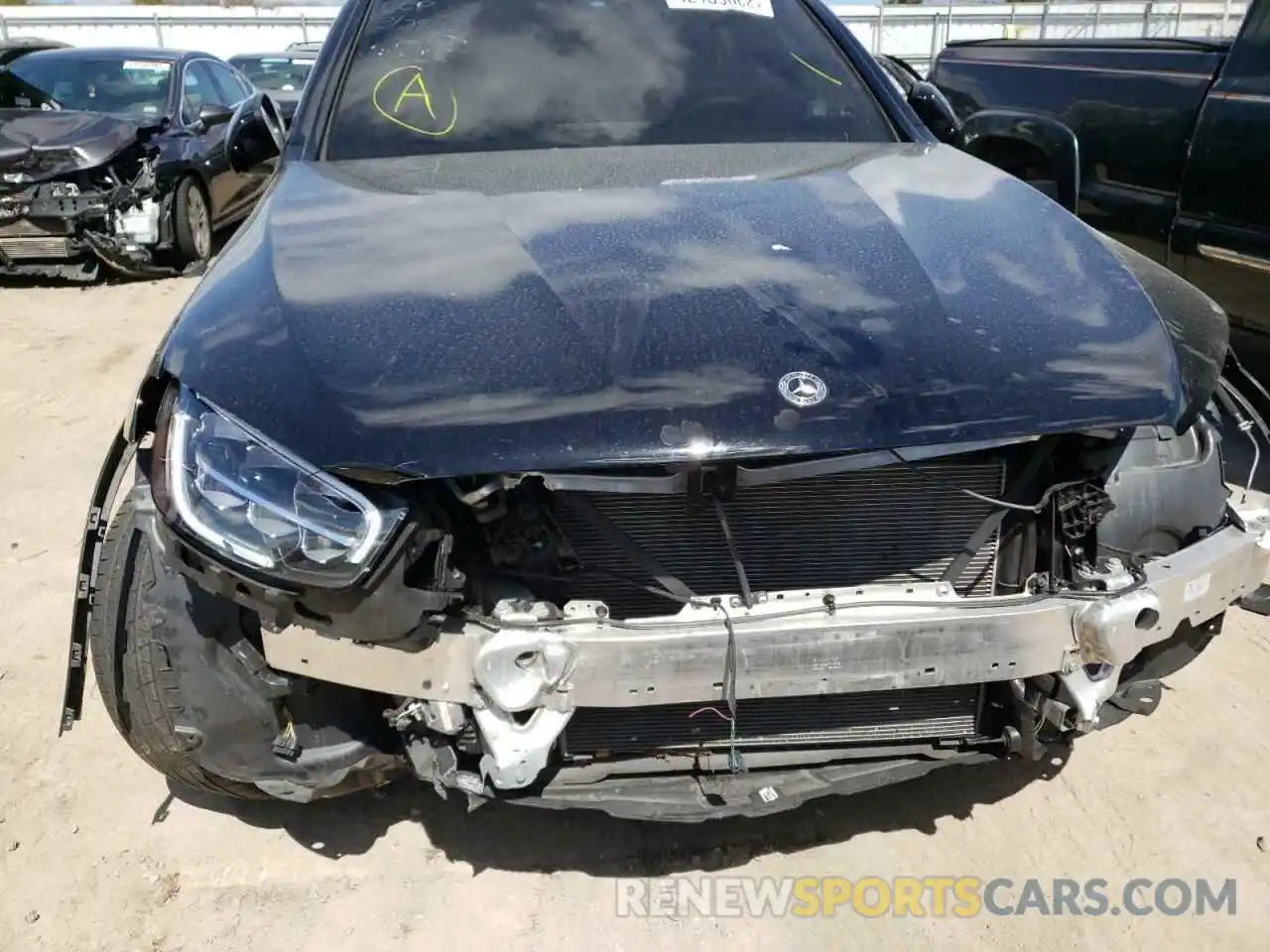 9 Photograph of a damaged car W1N0G8EB4MF883049 MERCEDES-BENZ GLC-CLASS 2021