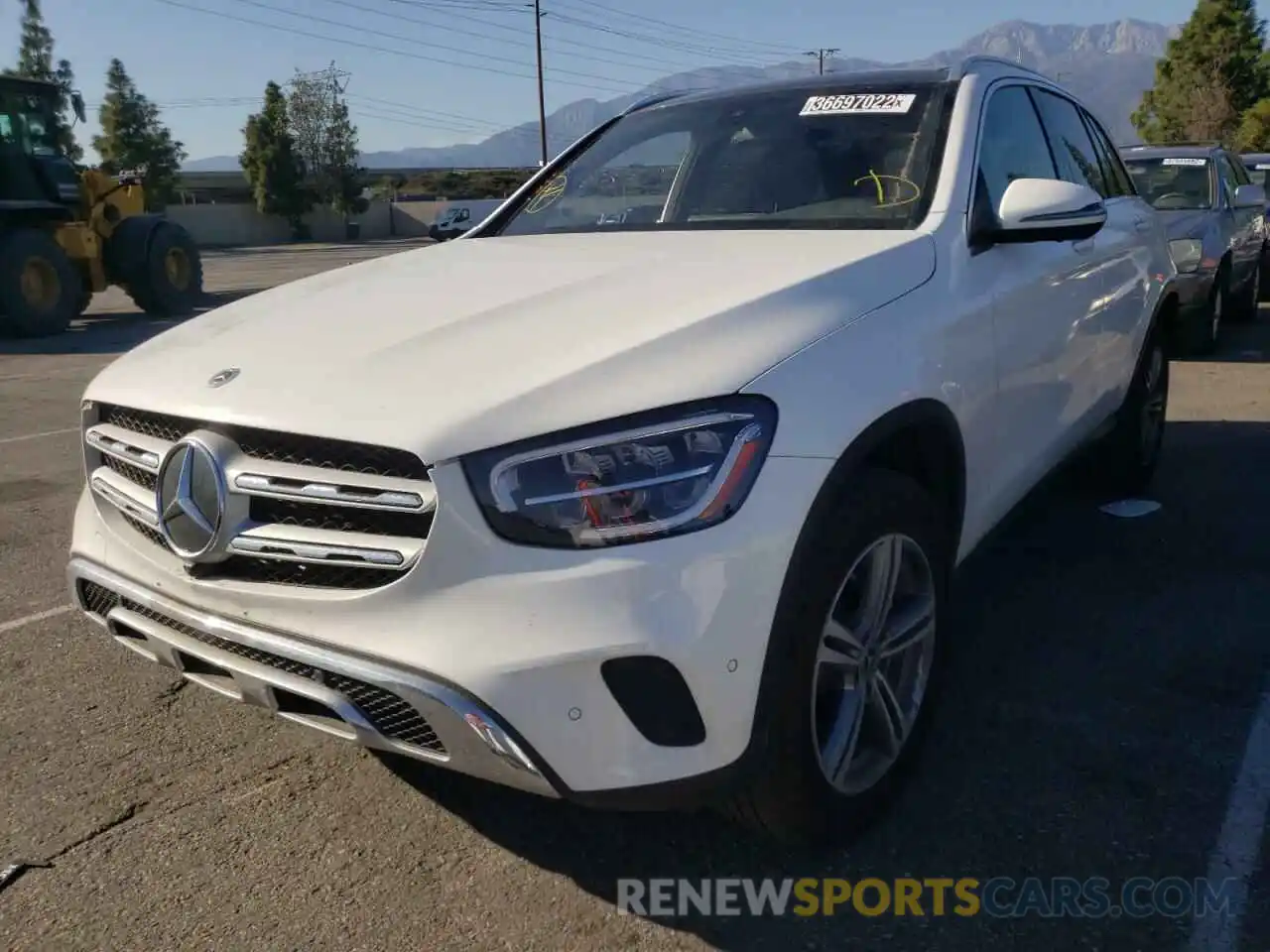 2 Photograph of a damaged car W1N0G8EB4MF890650 MERCEDES-BENZ GLC-CLASS 2021