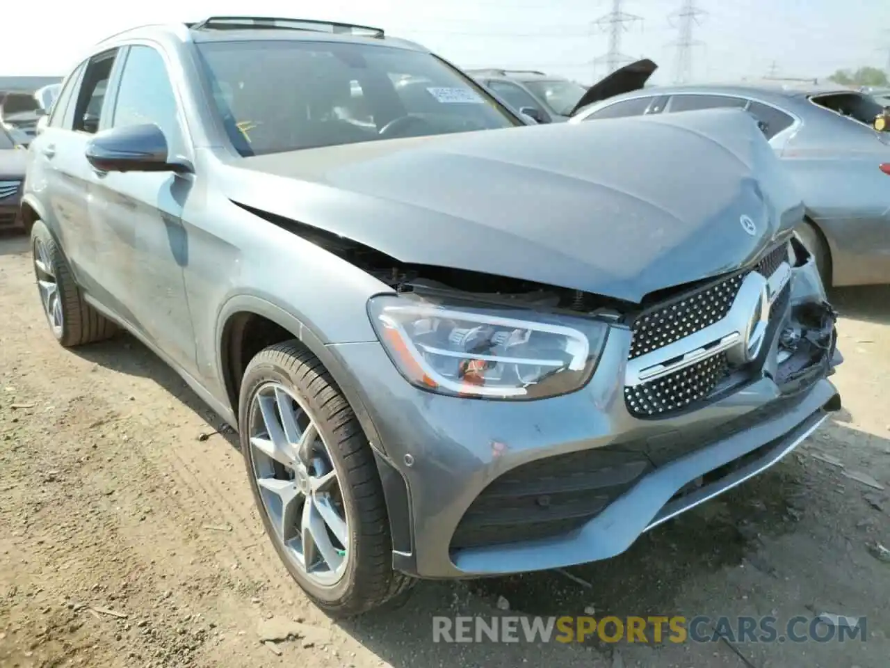 1 Photograph of a damaged car W1N0G8EB4MF909715 MERCEDES-BENZ GLC-CLASS 2021