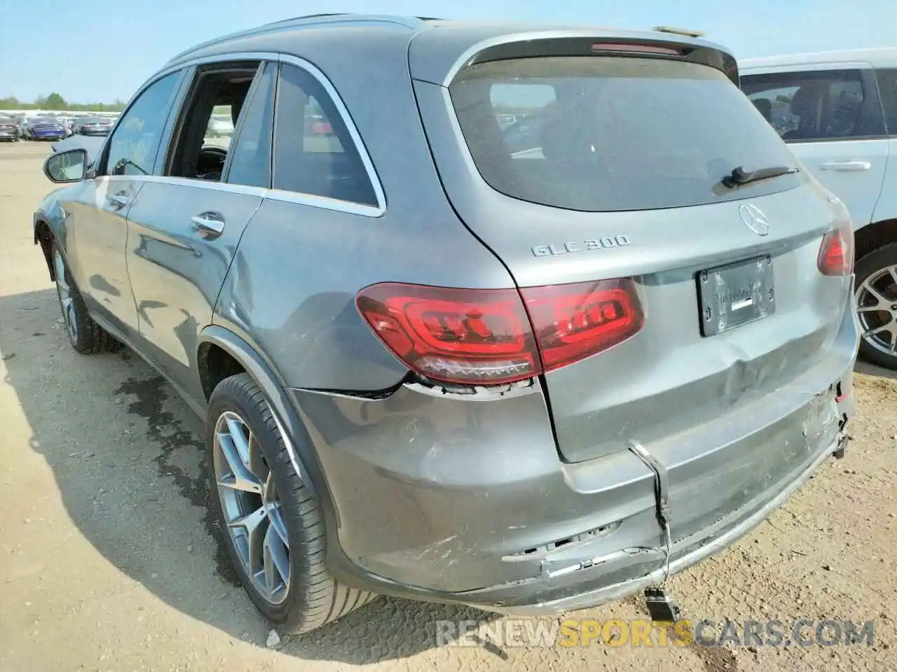 3 Фотография поврежденного автомобиля W1N0G8EB4MF909715 MERCEDES-BENZ GLC-CLASS 2021