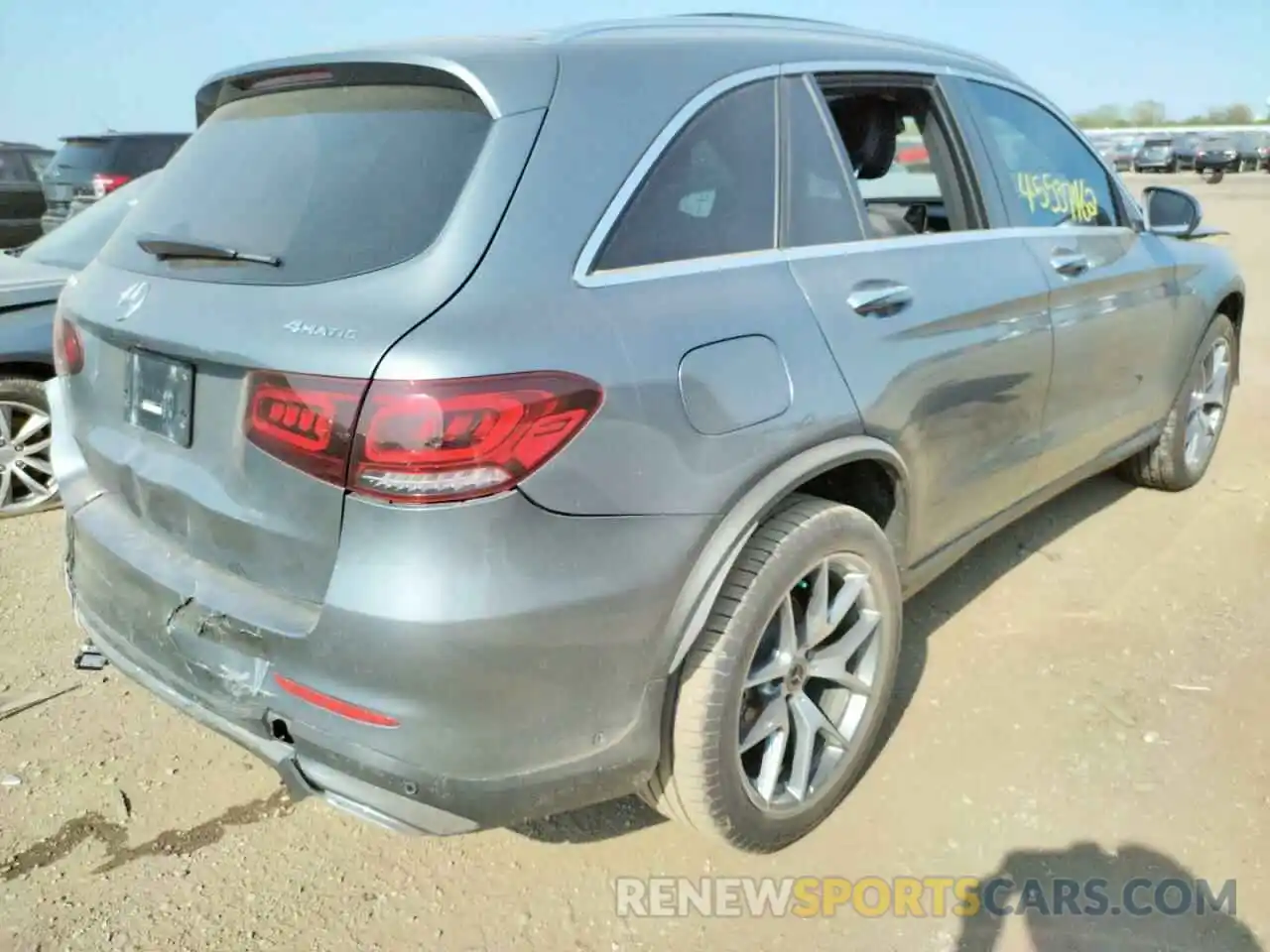 4 Фотография поврежденного автомобиля W1N0G8EB4MF909715 MERCEDES-BENZ GLC-CLASS 2021