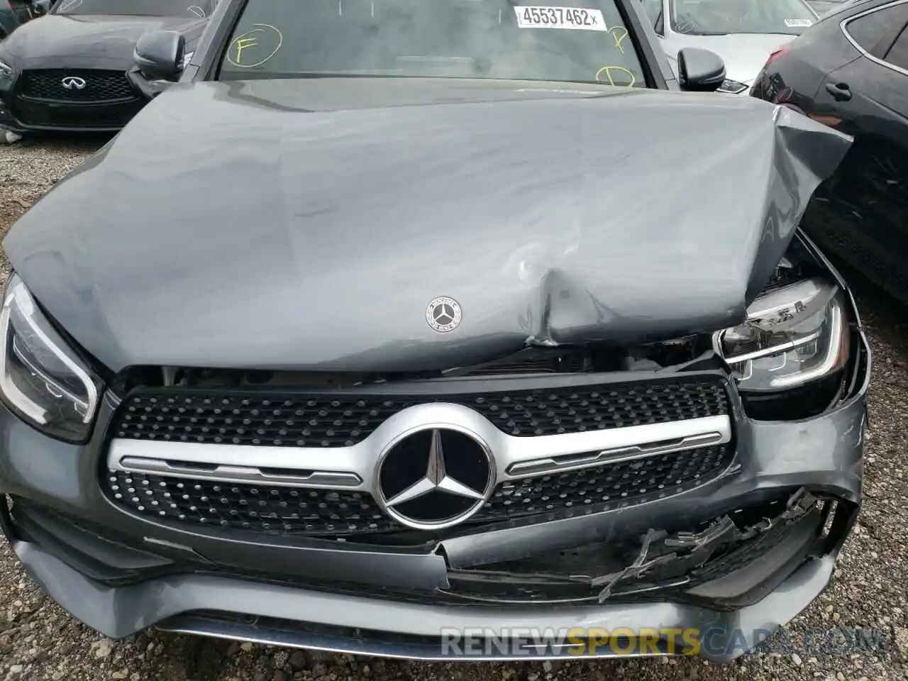 7 Photograph of a damaged car W1N0G8EB4MF909715 MERCEDES-BENZ GLC-CLASS 2021