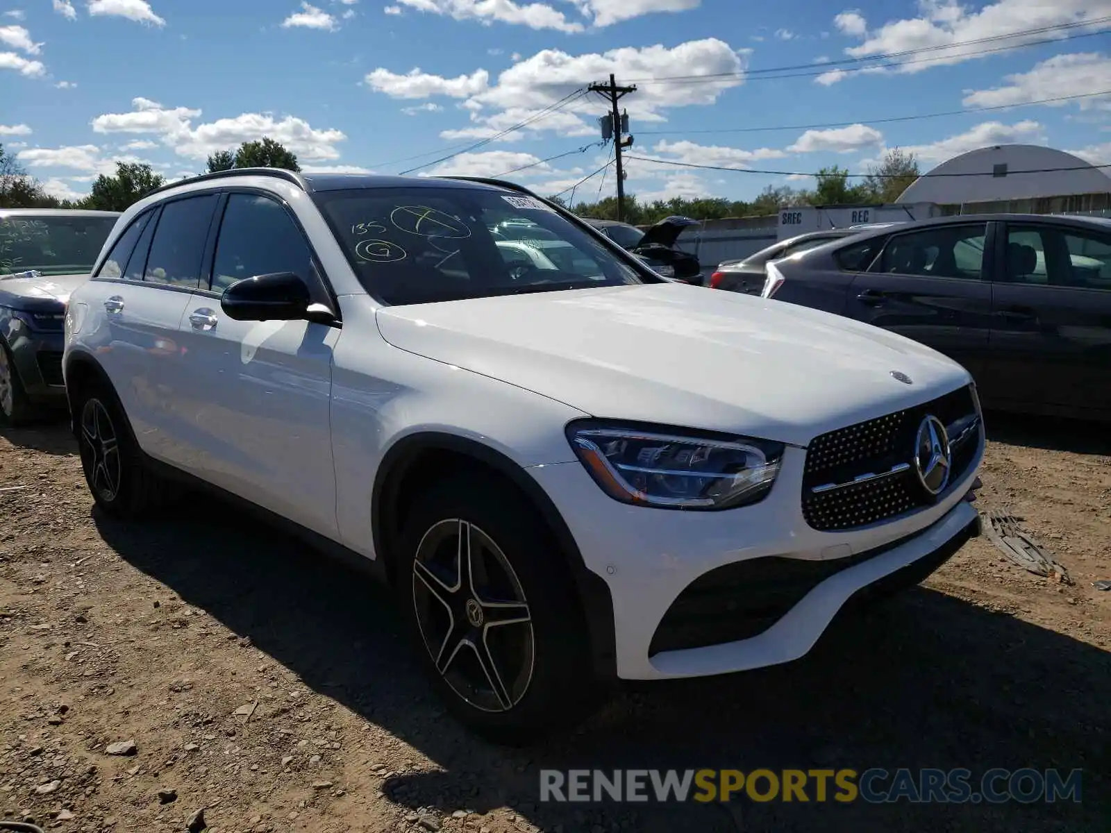 1 Photograph of a damaged car W1N0G8EB4MF967792 MERCEDES-BENZ GLC-CLASS 2021