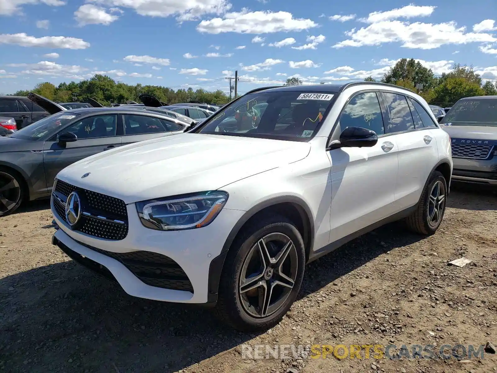 2 Photograph of a damaged car W1N0G8EB4MF967792 MERCEDES-BENZ GLC-CLASS 2021