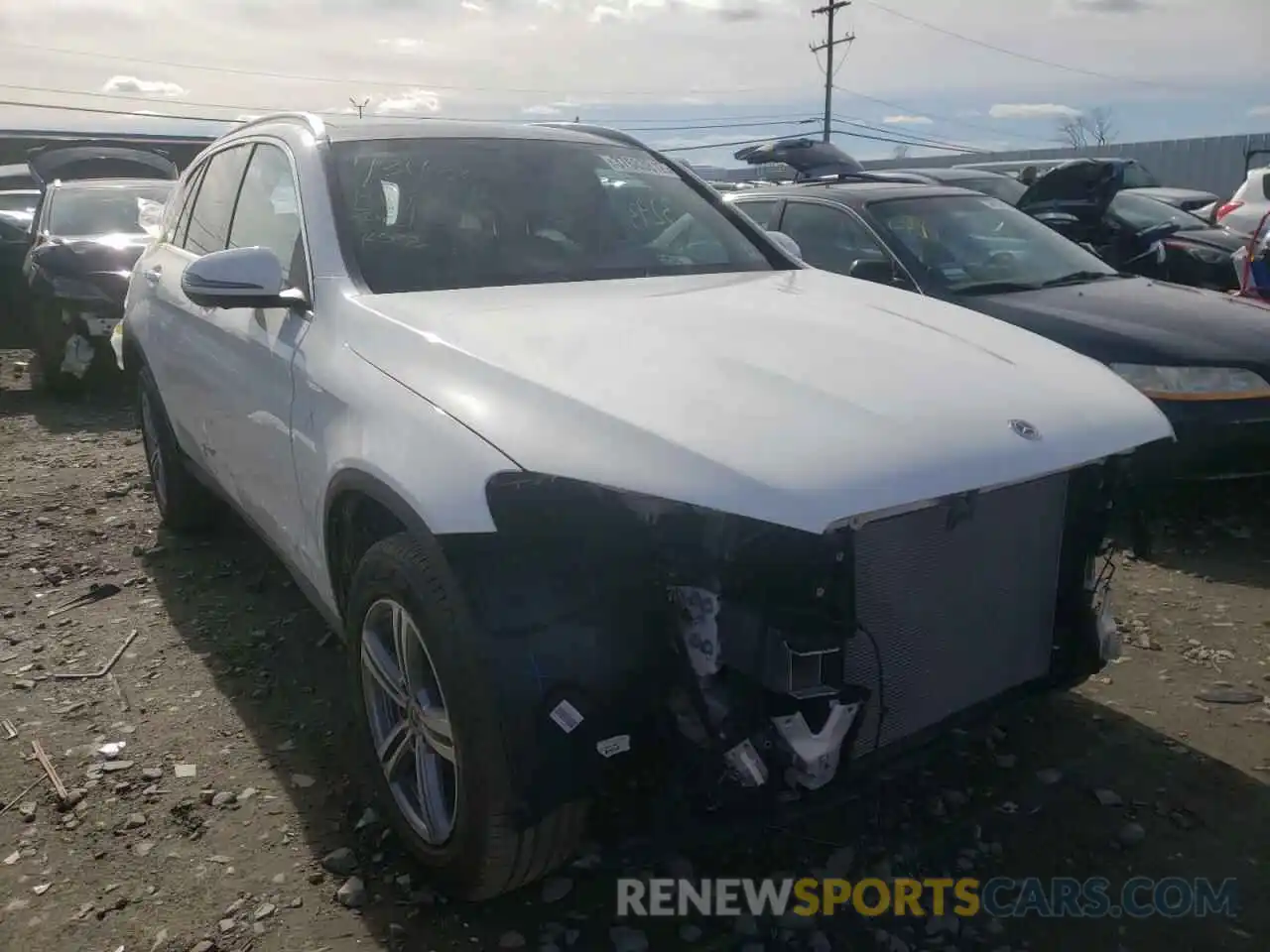 1 Photograph of a damaged car W1N0G8EB4MF973219 MERCEDES-BENZ GLC-CLASS 2021