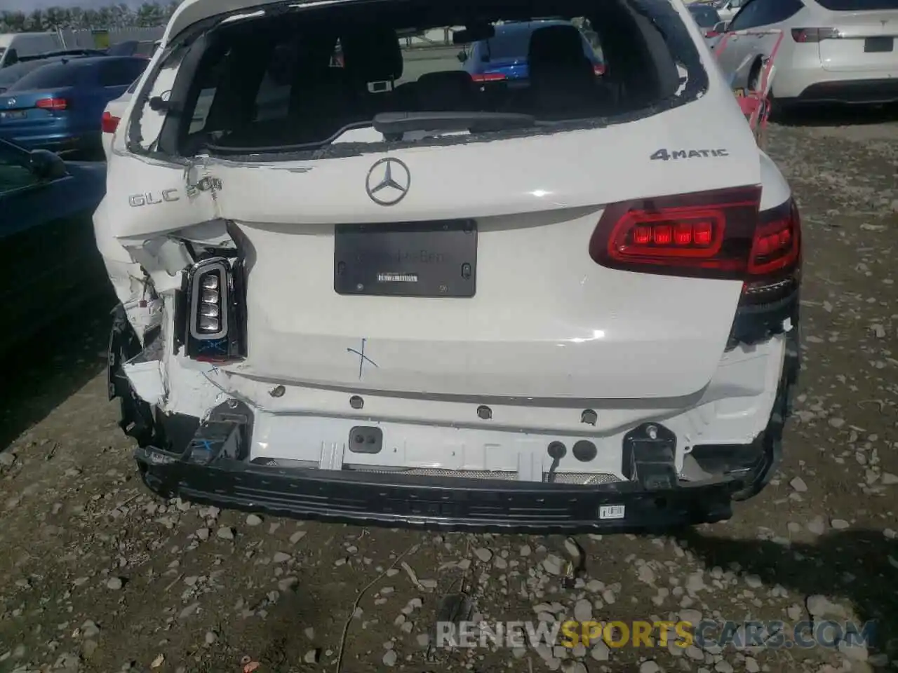 9 Photograph of a damaged car W1N0G8EB4MF973219 MERCEDES-BENZ GLC-CLASS 2021