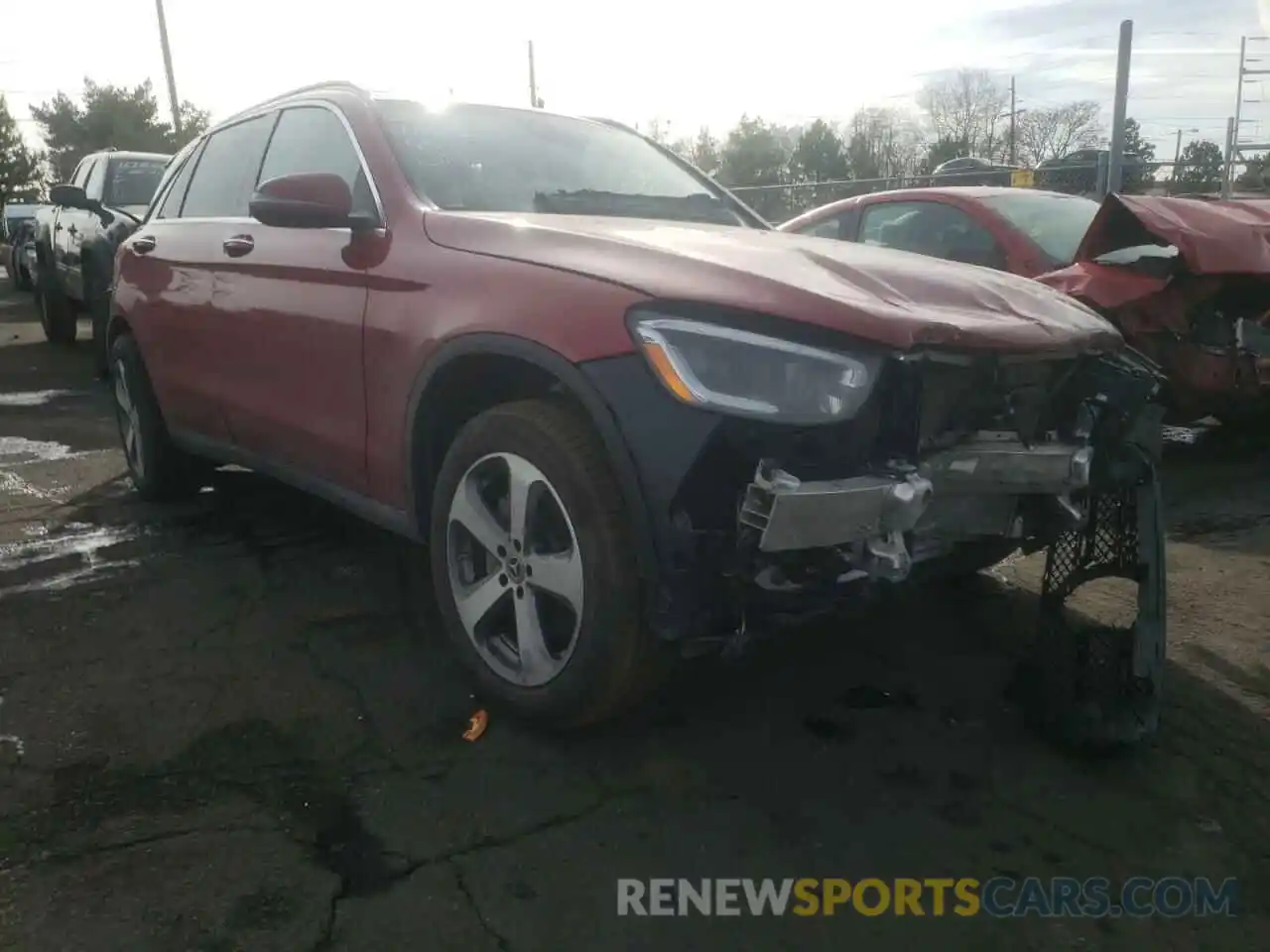 1 Photograph of a damaged car W1N0G8EB4MV272654 MERCEDES-BENZ GLC-CLASS 2021