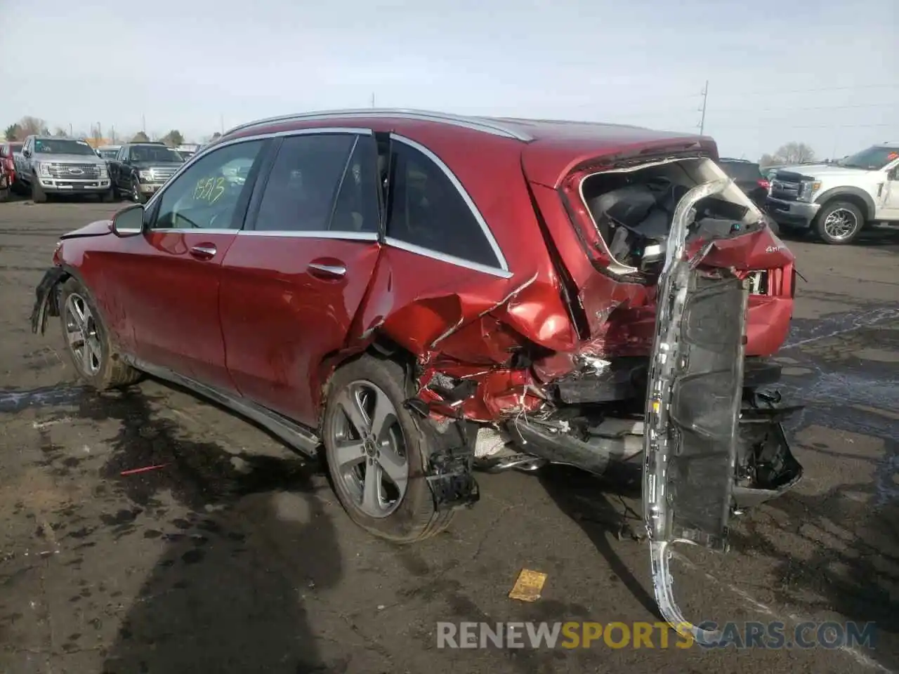 3 Photograph of a damaged car W1N0G8EB4MV272654 MERCEDES-BENZ GLC-CLASS 2021