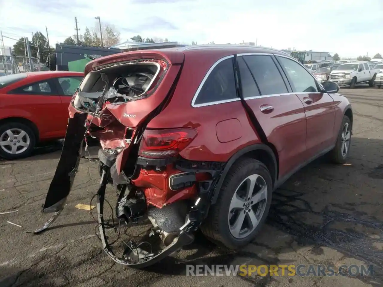 4 Фотография поврежденного автомобиля W1N0G8EB4MV272654 MERCEDES-BENZ GLC-CLASS 2021