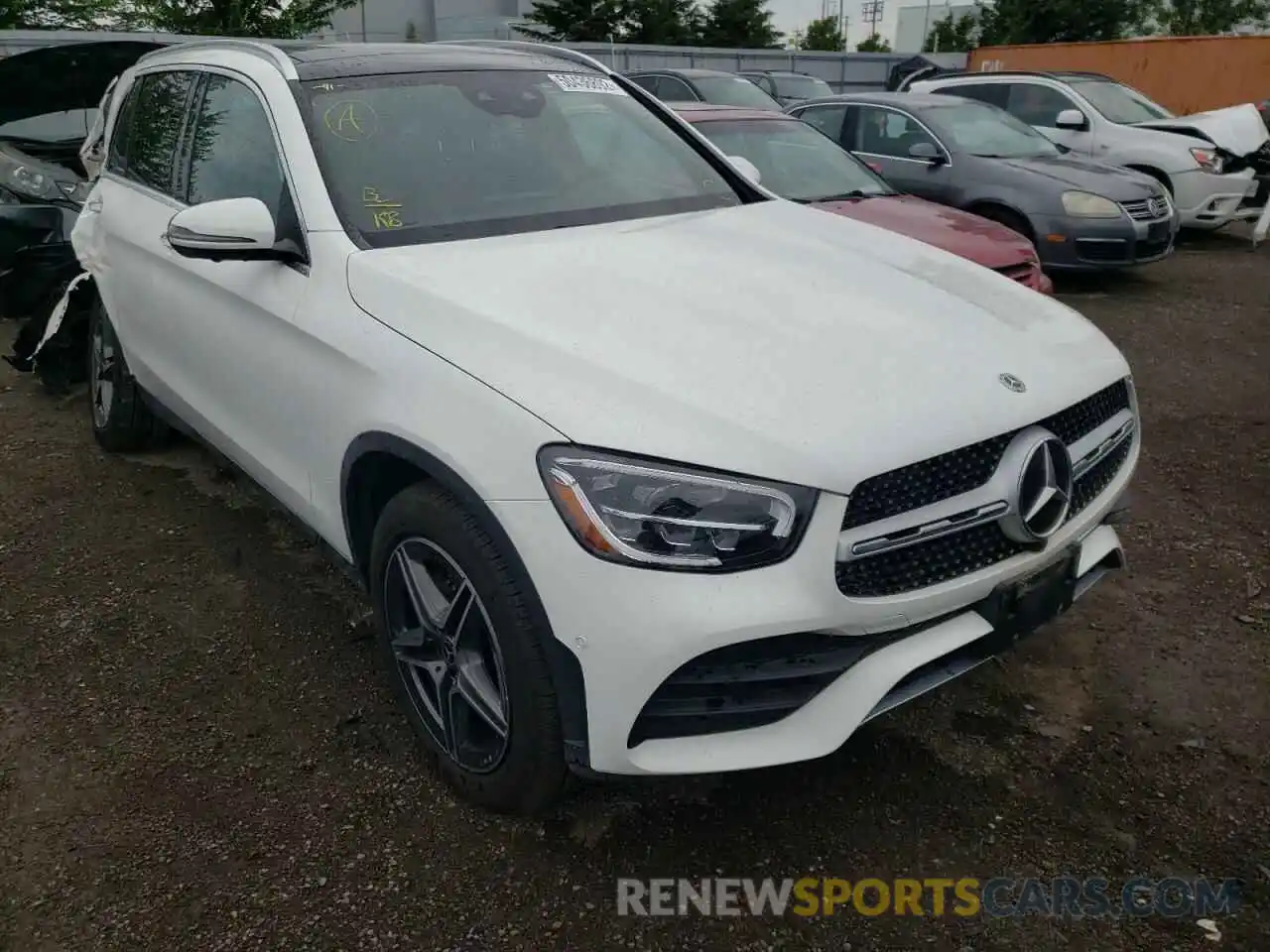 1 Photograph of a damaged car W1N0G8EB4MV277871 MERCEDES-BENZ GLC-CLASS 2021