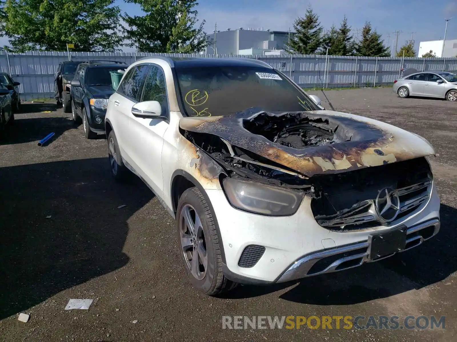 1 Photograph of a damaged car W1N0G8EB4MV281189 MERCEDES-BENZ GLC-CLASS 2021