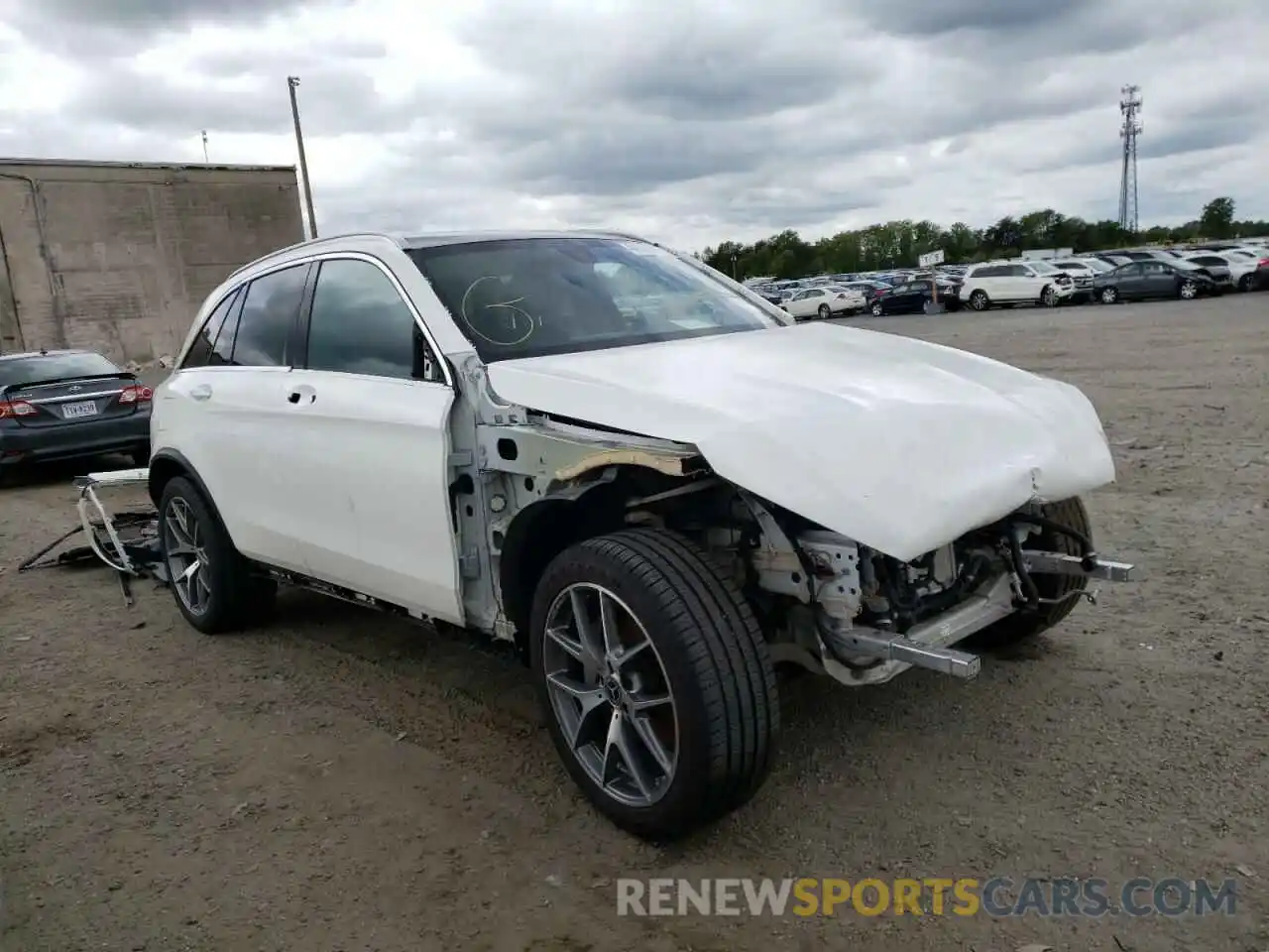 1 Photograph of a damaged car W1N0G8EB4MV282150 MERCEDES-BENZ GLC-CLASS 2021