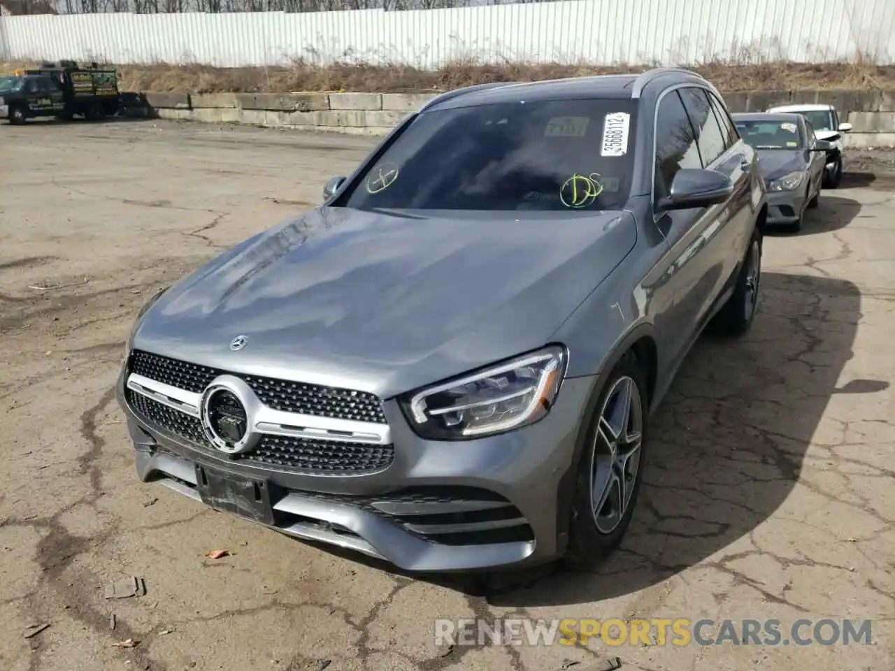 2 Photograph of a damaged car W1N0G8EB4MV288742 MERCEDES-BENZ GLC-CLASS 2021