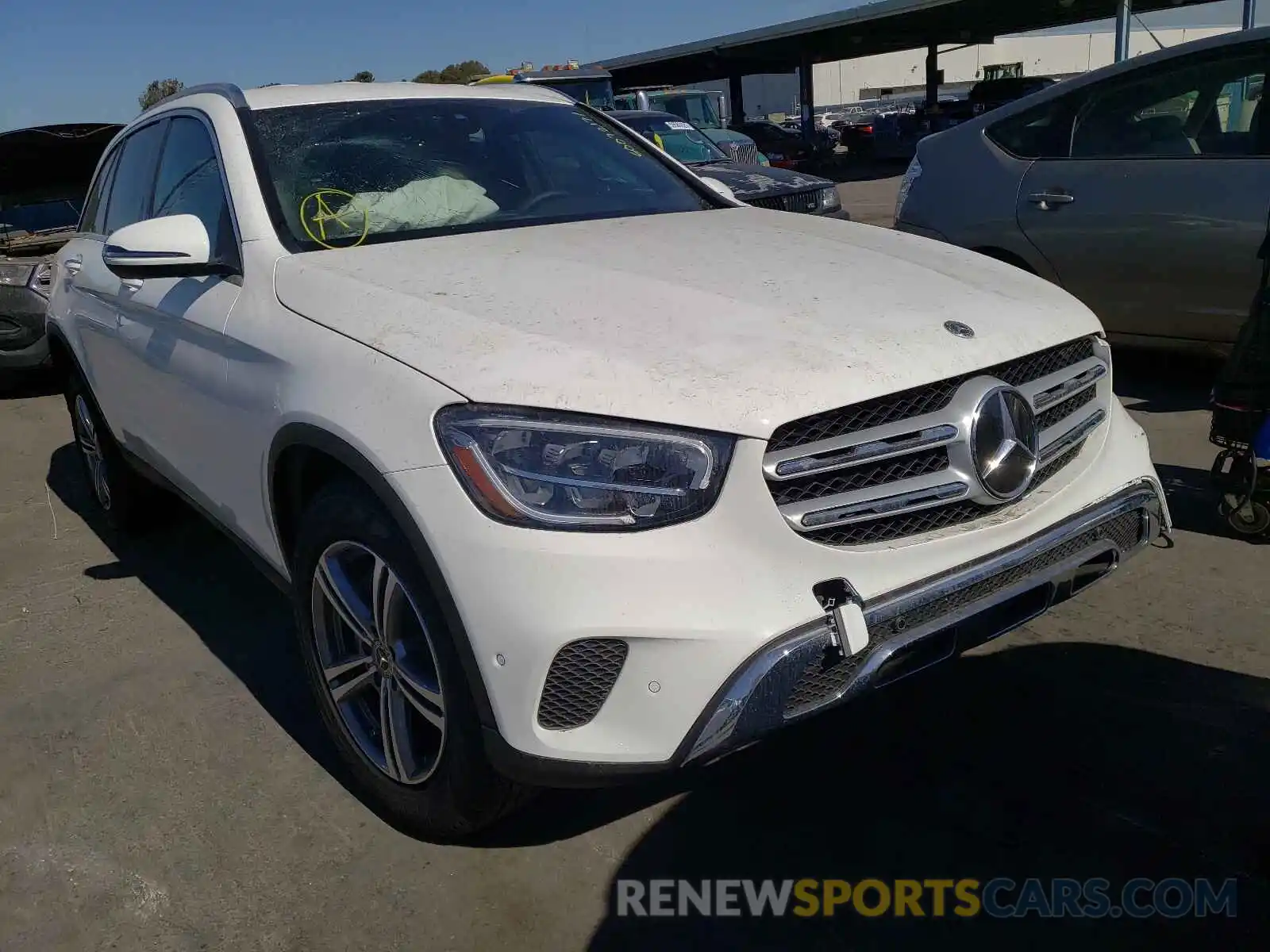 1 Photograph of a damaged car W1N0G8EB4MV296601 MERCEDES-BENZ GLC-CLASS 2021