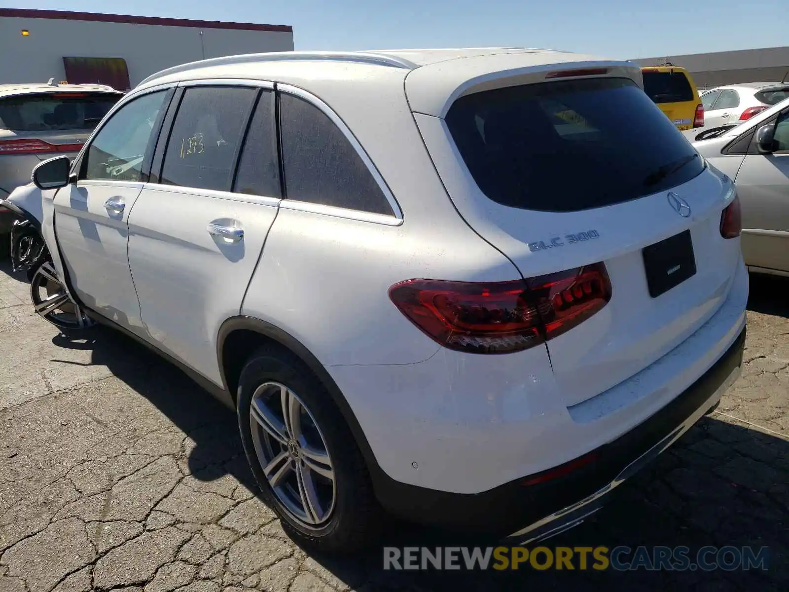 3 Photograph of a damaged car W1N0G8EB4MV296601 MERCEDES-BENZ GLC-CLASS 2021