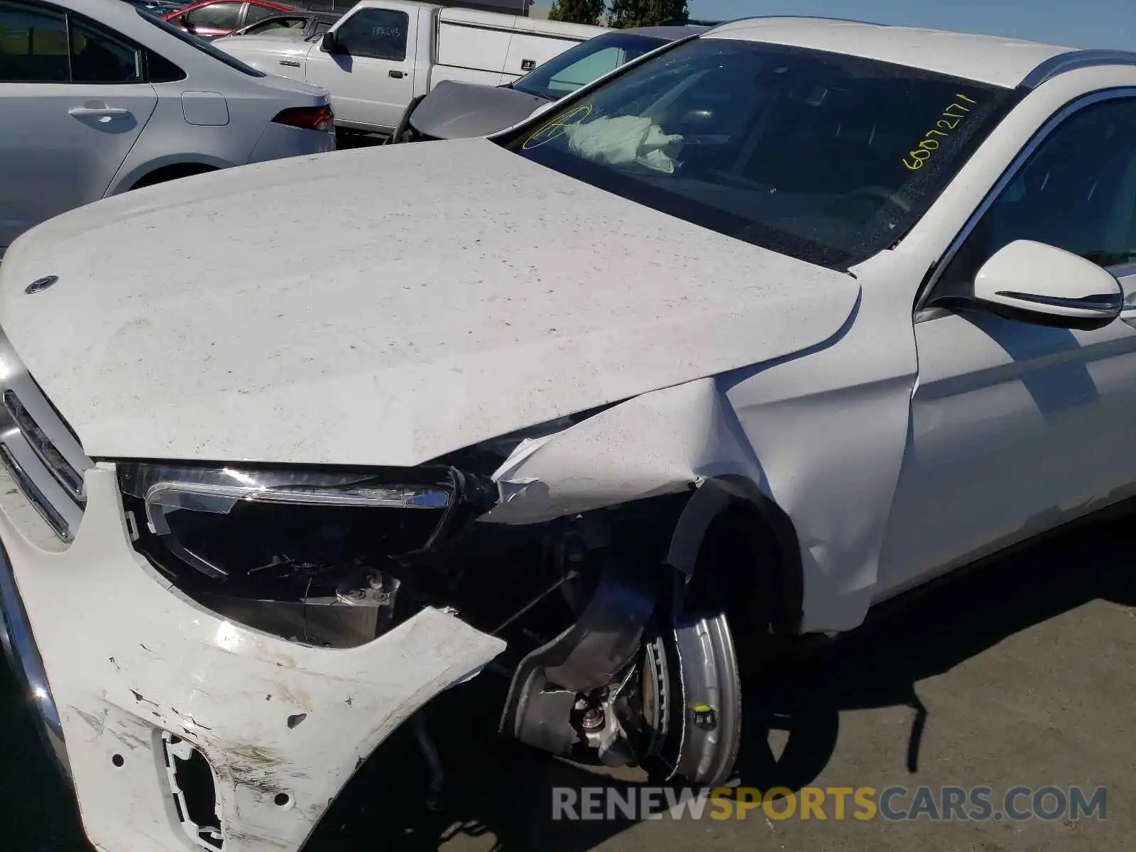 9 Photograph of a damaged car W1N0G8EB4MV296601 MERCEDES-BENZ GLC-CLASS 2021