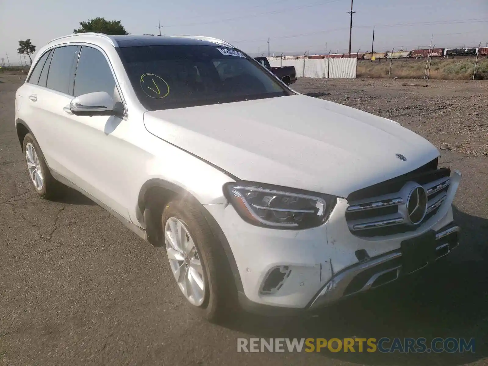 1 Photograph of a damaged car W1N0G8EB5MF873419 MERCEDES-BENZ GLC-CLASS 2021