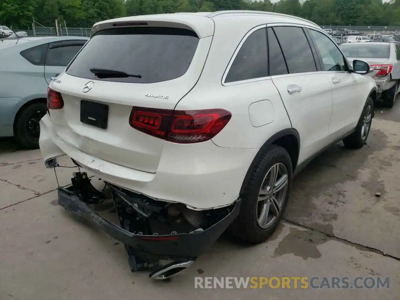 4 Photograph of a damaged car W1N0G8EB5MF920268 MERCEDES-BENZ GLC-CLASS 2021