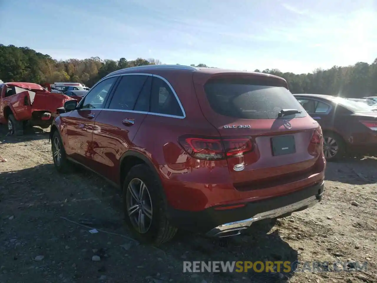 3 Photograph of a damaged car W1N0G8EB5MV274252 MERCEDES-BENZ GLC-CLASS 2021