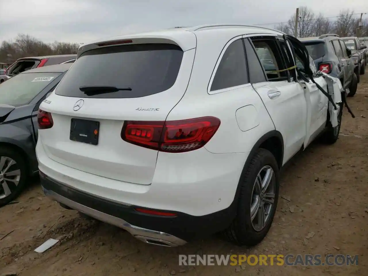 4 Photograph of a damaged car W1N0G8EB5MV274820 MERCEDES-BENZ GLC-CLASS 2021