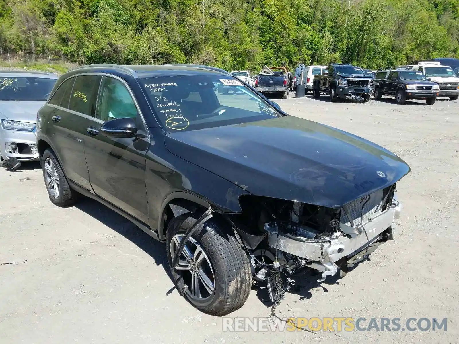 1 Photograph of a damaged car W1N0G8EB5MV284196 MERCEDES-BENZ GLC-CLASS 2021