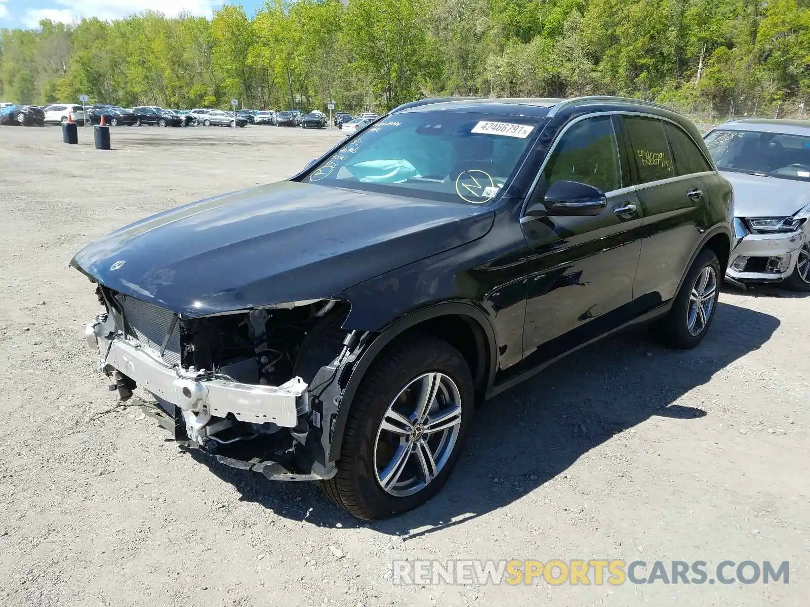 2 Photograph of a damaged car W1N0G8EB5MV284196 MERCEDES-BENZ GLC-CLASS 2021