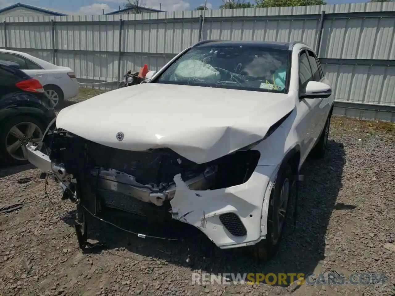 2 Photograph of a damaged car W1N0G8EB5MV287146 MERCEDES-BENZ GLC-CLASS 2021