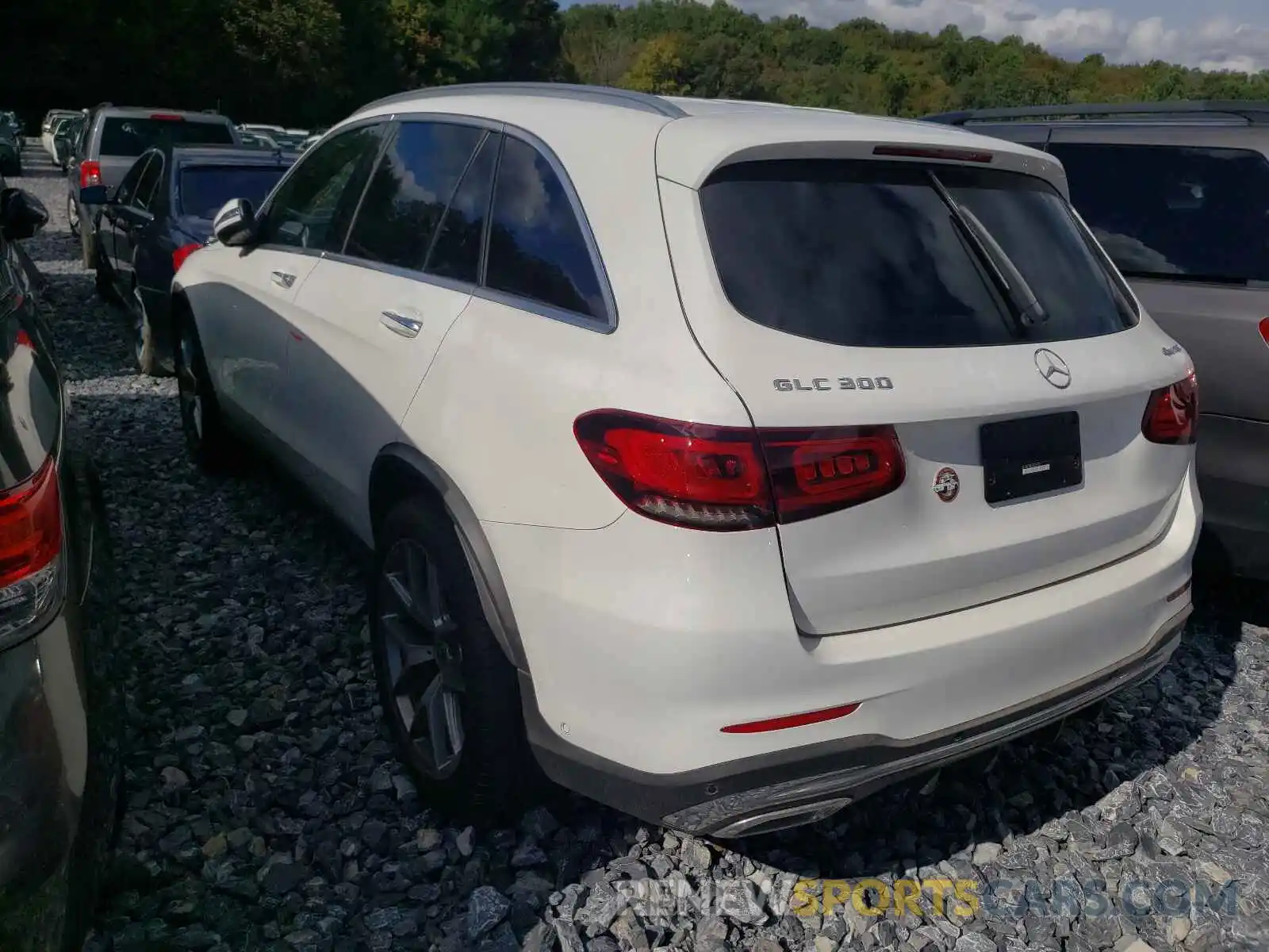 3 Photograph of a damaged car W1N0G8EB5MV291021 MERCEDES-BENZ GLC-CLASS 2021