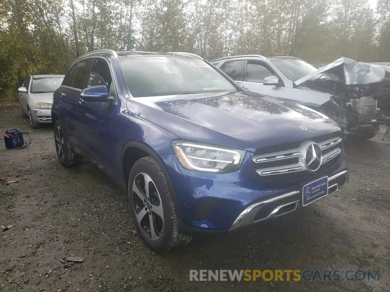 1 Photograph of a damaged car W1N0G8EB6MF890360 MERCEDES-BENZ GLC-CLASS 2021