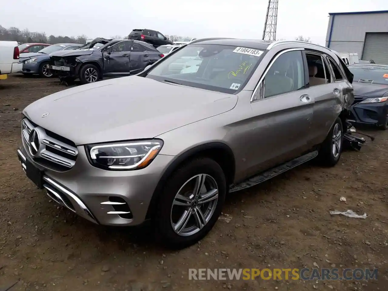 1 Photograph of a damaged car W1N0G8EB6MF896370 MERCEDES-BENZ GLC-CLASS 2021