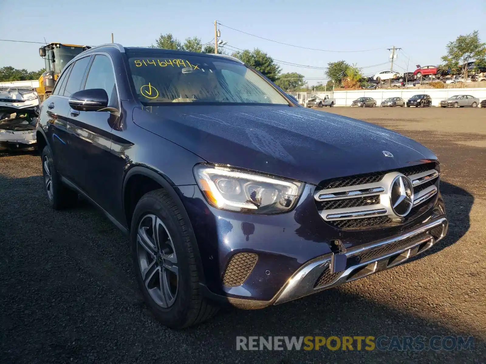 1 Photograph of a damaged car W1N0G8EB6MF915046 MERCEDES-BENZ GLC-CLASS 2021